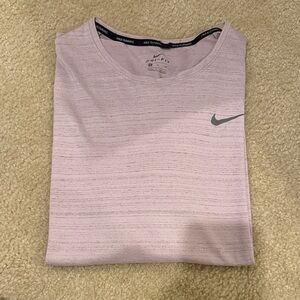 Nike Light Purple Heathered Dri-FIT Running Tee